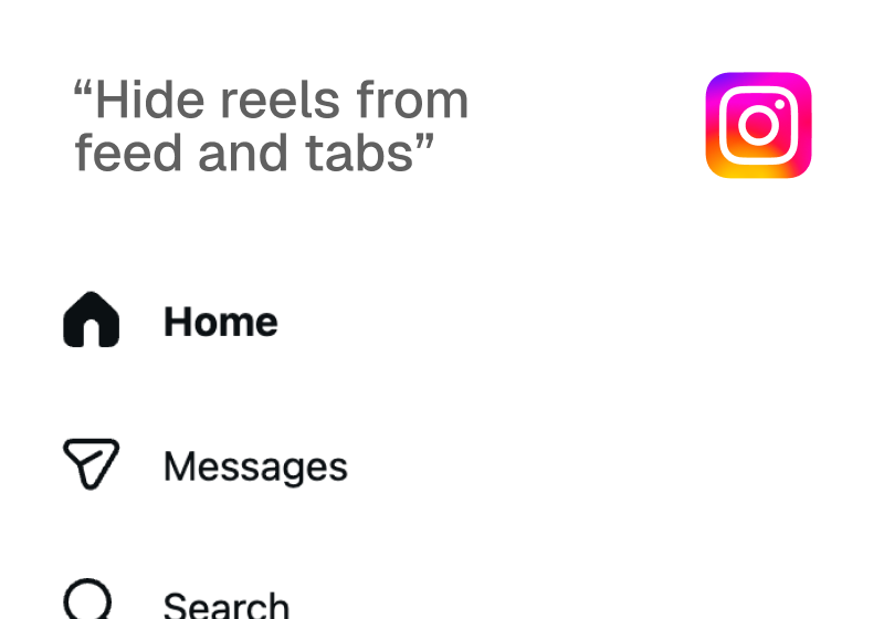 Bustling adaptation example for Instagram
